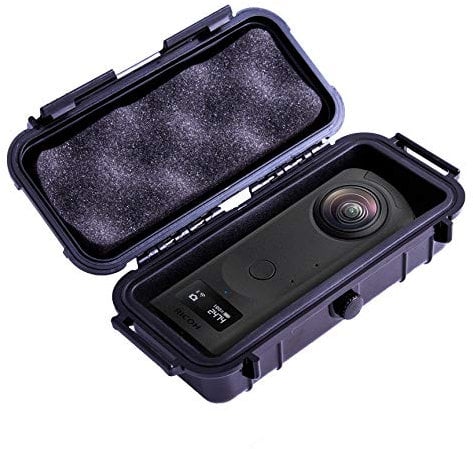 Casematix 7 inch Waterproof 360 Action Camera Case Compatible with Ricoh Theta Z1 360 Degree Camera, Case Only