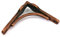 Oakcrafts 1 Paar Galgenregalhalterungen, antikes Gusseisen mit Kupfer-Finish (125 mm x 125 mm)