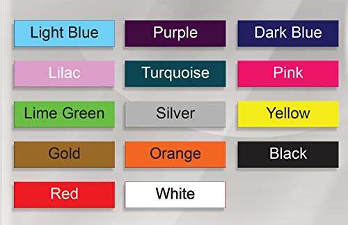 Pack of 25 Personalised Stick On Waterproof Name Labels(No Iron & No Sew Stickers) for Stationery, Sports Equipment, Electronic Gadgets [46mm x 12 mm] E03 Stickers Limited