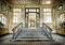 wandmotiv24 Fototapete Lost Place altes Haus, XXL 400 x 280 cm - 8 Teile, Wanddeko, Wandbild, Wandtapete, Flur Korridor Treppe M6494