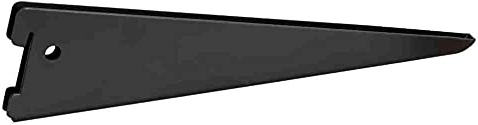 Element System U-Träger T 220 mm schwarzmattt mit Loch Classic 50 Konsole 10201-00071 für Wandschiene 2-reihigl Regal Schiene