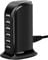 Mehrfach USB Ladegerät, 30W USB Ladestation, 6-Port Multi Ladestation Mehrere, USB Netzteil, USB-Hub, Multi-Port USB Steckdosenladegerät für iPhone 12/13/14/Samsung S22 Ultra/Z Flod/Z Flip/Tablet.