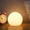 LANMOU LED Licht Nachtlicht Kinder, Kugel Lampe Dimmbare Baby Nachttischlampe Mit Fernbedienung, RGB Farbwechsel Kugellampe Mit 4 Lichtmodi Und 16 Lichtfarben, USB Wiederaufladbares Tischlampe,15cm
