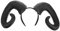 Lurrose Schafshorn Stirnband Antilopenhorn- Stirnband Halloween Teufel Horn Stirnband Halloween Kostüm Zubehör Teufel Haarband Cosplay Partei Liefert Schwarz Stirnband Kuhhorn Hirschgeweih Kostüm