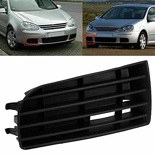 LSGGTIM Nebelscheinwerfer Verkleidung, Auto Nebelscheinwerfer Vorne Rechts Unten Stoßfänger Abdeckung für Golf 5 MK5 2005-2009 ABS Auto Nebelscheinwerfer Rahmenabdeckung Schwarz, Links