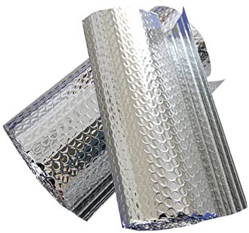 HARICSET Aluminium Isoliermatte Selbstklebend Isolierfolie Dämmfolie Thermofolie für Fenster Auto Camping oder Pool Perfekt als Wärmedämmung Kälteschutz und Verdunklung(Size:1 * 30m)