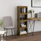 Annlera 40x30x135,5 cm Bücherregal Raumteiler Massivholz Kiefer Bücherregal Holz Büromöbel Regal Schlafzimmer Büro-bücherregale Wohnzimmer Regal Vielseitiges Regal Elegantes Aussehen