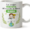 MUGFFINS Tazas Personalizadas para DENTISTA mujer - En Español - Eres Mejor del Mundo - 11 oz / 330 ml - Regalo Personalizable original y divertido