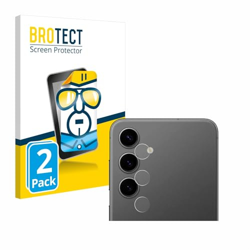 BROTECT Schutzfolie für Samsung Galaxy S24 Plus | (NUR Kameraschutz) 2 Stück Transparenter Displayschutz Made in Germany Klare Displayschutz-Folie Clear Einfache Montage