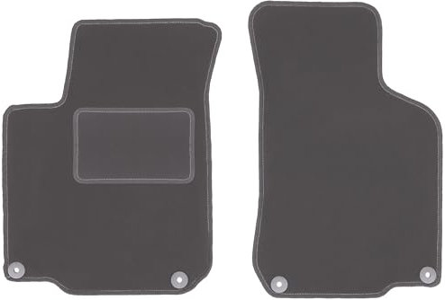 Wielganizator Automatte – Passend für Volkswagen New Beetle Coupé, Cabrio 1997-2020 – Velours – Autozubehör - Auto Fußmatten – Fußmatte Auto – 2-teilig - Graphit