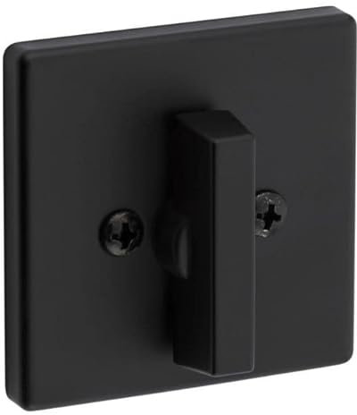 Kwikset 663SQT Pêne dormant unilatéral de la série Signature Serrure – Noir mat