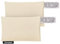 Wheat Bag Microwave Small Rectangle (15cm) Heat Pack - Pack of 2 (Cotton Fabric - Natural)