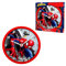 Marvel Spider-Man Wanduhr, Klassisches Geräuschloses Rundes Design, Kinderuhr, Kinderzimmer Dekoration, Geschenk für Jungen