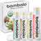 USDA Bio Lippenbalsam 4er Pack – Bienenwachs, Kokosöl; der beste Lippenpfleger für trockene und rissige Lippen; feuchtigkeitsspendende Lippenpflege
