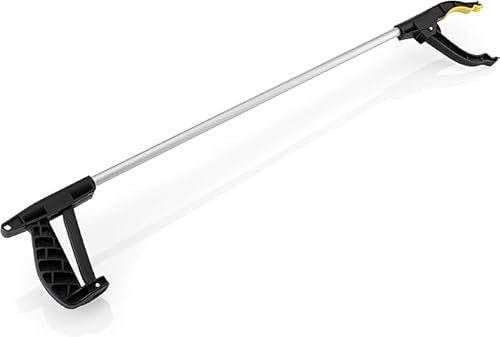 Litter Picker Magnetic Pick Up Tool Helping Hand Leaf Grabber Garden Stick Rubbish Picking Light Items Heavy Duty Long Handle Disabled Mobility Reaching Aids Multi Use Extendable Reach 76cm (1pc)