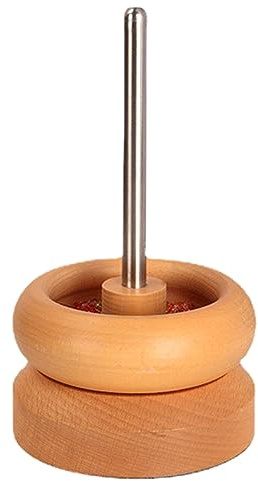ZyfroaaQ Wooden Bead Bowl With 2 Beading Needle And Seed Beads For Jewelry Making,For Bracelets, DIY Beads