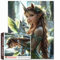Einhorn Elf Puzzles für Erwachsene 1000 Stück Fee halten Einhorn DIY Handarbeit Puzzles Kunst Puzzles für Heimdekoration Schwierig und Herausforderung Großes Puzzle Familienspiele Einzigartiges