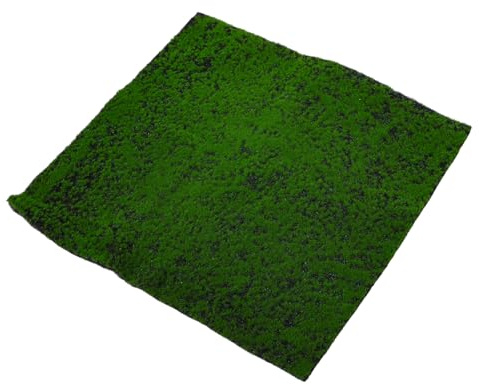 ROMISBABA Tapis De Mousse Artificielle Carré 50x50 Cm en Matériau Synthétique Vert Réaliste pour Décoration Jardin Balcon Intérieur Extérieur