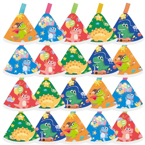 OPEYATOYS 20 Stück Baby Boy Pee Shield Cover Pee Covers Portable Pee Cap Reusable Pee Covers for Strong Water Absorption Diaper Changing Accessory for Boys Cartoon Dinosaurier