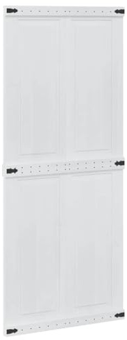 Solivagant Porta Corona Bianco 90 x 210 cm Legno Multistrato,Bianco,24.05kg