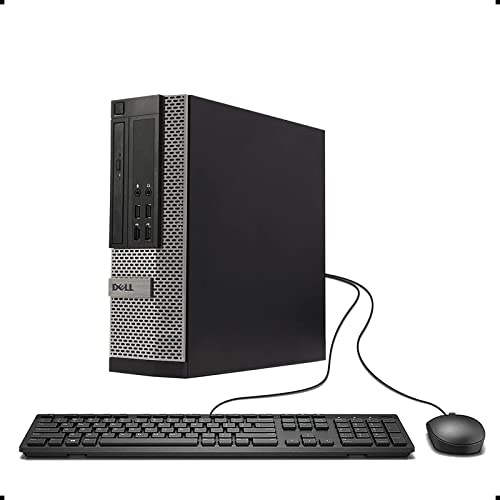 Dell OptiPlex 9020 SFF Ordinateur PC de Bureau, Core i5-4590, 8 Go de RAM, SSD de 128 Go, Clavier QWERTY américain, Windows 11 Pro (renouvelé)