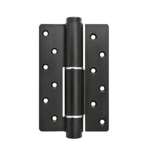 Hidráulica Oculta de Puerta Empotrada de Aleación de Zinc Estructura Metálica de Doble Hoja 3 Mm Adecuada para Puertas Interiores Apartamentos Locales, Negro, style to 3