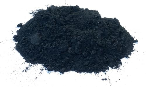 Hanfkohle, gepulvert, feines Holzkohlepulver, hemp charcoal powder, verschiedene Mengen verfügbar (500g)