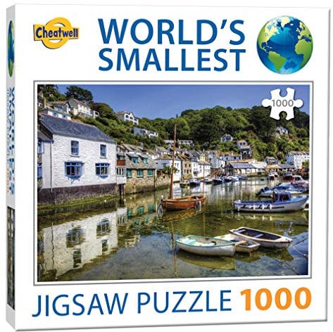 Cheatwell Games Puzzle World's Smallest 1000 Piece Jigsaw Polperro