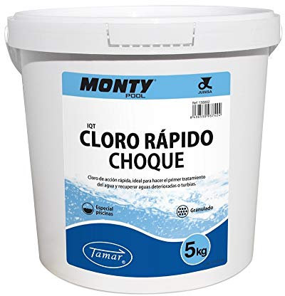 LOLAhome Cloro rápido Choque granulado para Piscinas en Bote de 5 kg (Granulado de Choque, 5 Kilogramos)