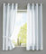Gardinenbox 2er Set Vorhänge Schal Ösen »Berlin« HxB 175x140 cm Weiß Blickdicht Microsatin Lichtdurchlässig Uni Matt, 20405N2
