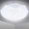 EXTRASTAR Deckenlampe 24W Led Deckenleuchte 35CM peultradünne Moderne 6500K Kaltweiß 1900LM Deckenbeleuchtung,Diamantstreifen-UFO-Panel,Deckenleuchte ist geeignet für Wohnzimmer, Küche, Bad usw.