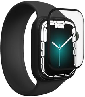 ZAGG InvisibleShield Glass Fusion + Apple Watch Series 7 (41 mm) hüllenfreundlicher Bildschirm - gehärtetes Glas, antimikrobiell, Aufprallschutz, berührungsempfindlich, einfache Anwendung