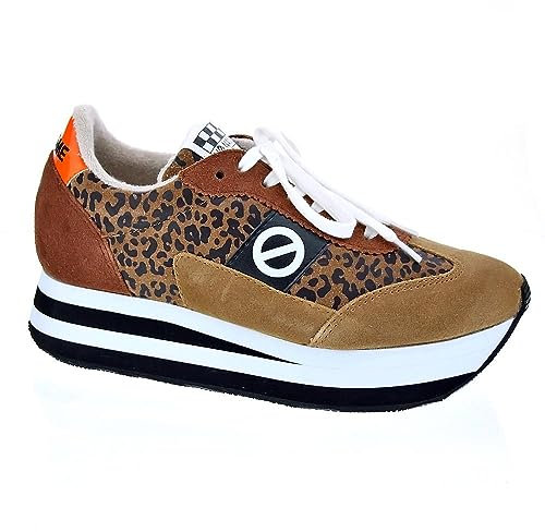 No Name Baskets Mode Flex M Jogger Suede Leo