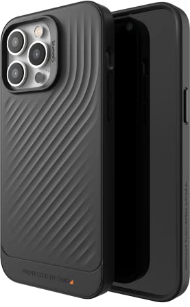 ZAGG Gear 4 Copenhagen D30 Protective Case Compatible with iPhone 14 Pro Max, Slim, Shockproof, Scratchproof, Wireless Charging, (Black)