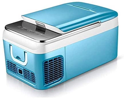 Compact Refrigerator Fresh Freezer 1 Door 72 Liter Compact Cooler Warmer Thermoelectric Mini Fridge for Bedroom Office Car Dorm Kids Cosmetics - Portable Can Cooler Skincare Fridge (18L)
