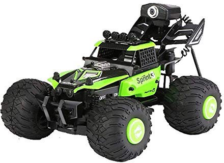 GUYANA Gafas VR 1/28 RC Car con cámara de 0.3MP Coches controlados por Radio para niños 2.4G WiFi 20 km/h Control Remoto Off-Road Toy Cars Niños Regalo Adulto Niño Metal Niños pequeños Metal Raci