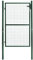 IDMarket - Portillon de Jardin 105 x 150 cm en Acier Vert avec Serrure et poignée