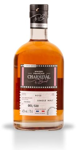 Whisky Français Single Malt - Finition fût de Rosé - Charmeval By Bruant