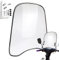 Motorrad Windschutzscheibe, Roller Windschutzscheibe, Universelle Motorrad Spoilerscheibe Windschild Spoiler, Winddichtes, Kältefestes, Für Motorräder, Elektroautos, Roller