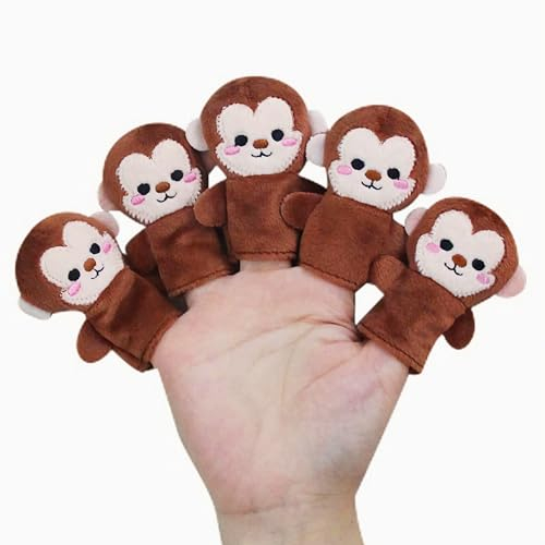LOMTRATS 2024 Fingerpuppen, süße weiche Fingerpuppen für die frühe Bildung, Unterhaltung, Gute-Nacht-Geschichten, originelles Spielzeug, Kindergeschenke.