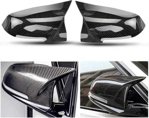 Auto Außen Rückspiegel Abdeckungen Kappe Ersatz für BMW F20 F22 F23 F30 F31 F33 F32 F36 F36 F87 M2 (Kohlefaser)