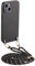 GoodcAcy Coque avec Cordon pour OnePlus 10T, Etui avec Collier - Tour de Cou Lanière en Corde - Silicone Antichoc Housse avec Réglable Chaine Étuis à bandoulière et Cordon- Noir