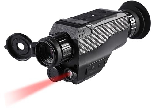 doorslay Nachtsichtgerät Monokular, 8X Digitalzoom, IR Nachtsichtbrille, Digitales Nachtsichtgerät mit 1.5 TFT-Bildschirm, für die Jagd, Wildtierbeobachtung, Campingkamera