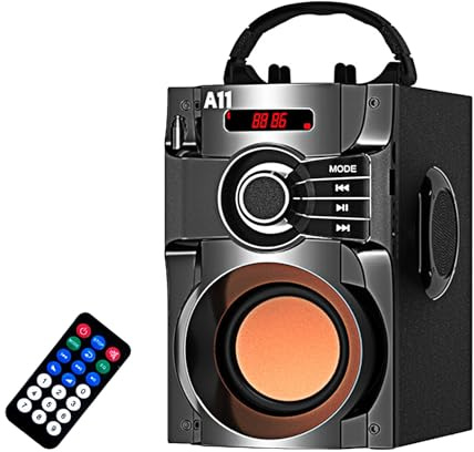 INMOZATA Portable Bluetooth Speaker Wireless with 10W Stereo Sound, Customized EQ, Enhanced Bass, IPX7 Waterproof Speaker, 20H Playtime, Portable Speaker for Home, Party, Outdoor, Travel