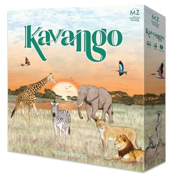 Mazaza Games | Kavango | Board Game | Ages 10+ | 1-5 Players | 40-60 Minutes Playing Time
