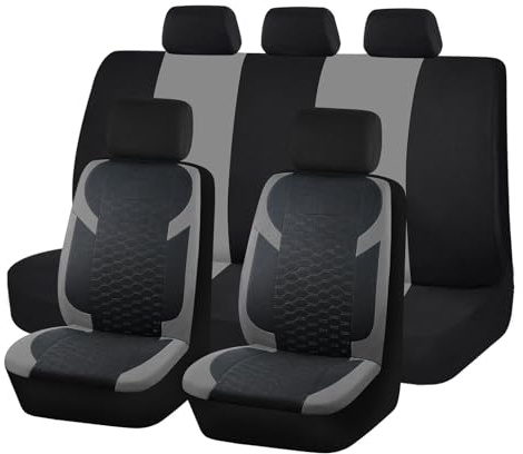 VTANOK Auto Sitzbezüge Set, für Ford Kuga III (Facelift 2024) Plug-in Hybrid CVT 2024 2025 Anti Rutsch Komfortabel Allwetter Vorne Rückbank Autositzbezüge Sitzschoner,C