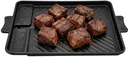 Plaque de gril pour induction, plaque de gril en fonte, poêle à gril rectangulaire, accessoire de gril pour cuisinière à gaz de camping, plaques de gril pour cuisinière à gaz, plaques de gril de