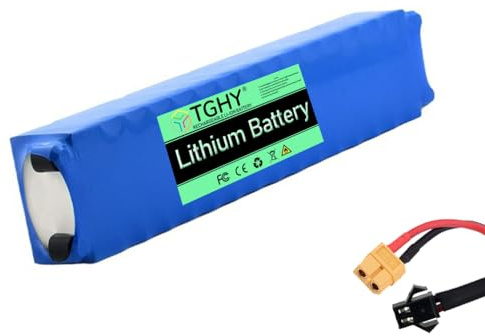 TGHY Batterie Lithium 36 Volts pour Trottinette électrique Pliable, 36 V 6 Ah ou 7,5 Ah, Batterie Rechargeable Li-ION pour Moteur de Trottinette électrique de 270 W et Moins.,36v 7.5ah,XT60+SM