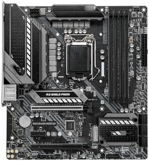 Carte mère Carte mère Fit for MSI B460M Mortar Intel B460 Micro ATX for processeur LGA 1200, I5 10400F 10600K, I7 10700K i310100 DDR4 M.2
