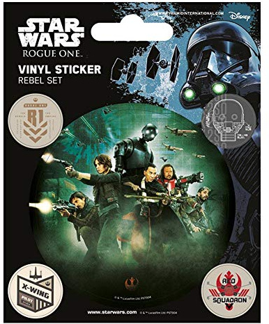 Pyramid International Star Wars Rogue One (Rebel) Vinyl Stickers, Multi-Colour, 10 x 12.5 cm
